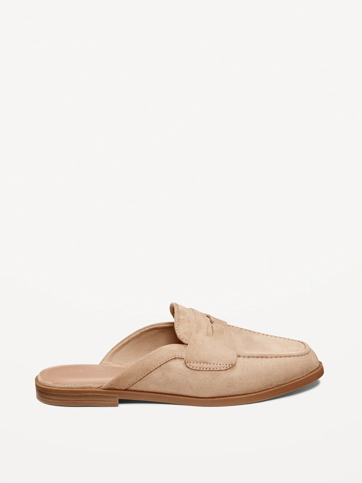 Loafer Mule Shoes for Women - Sand
