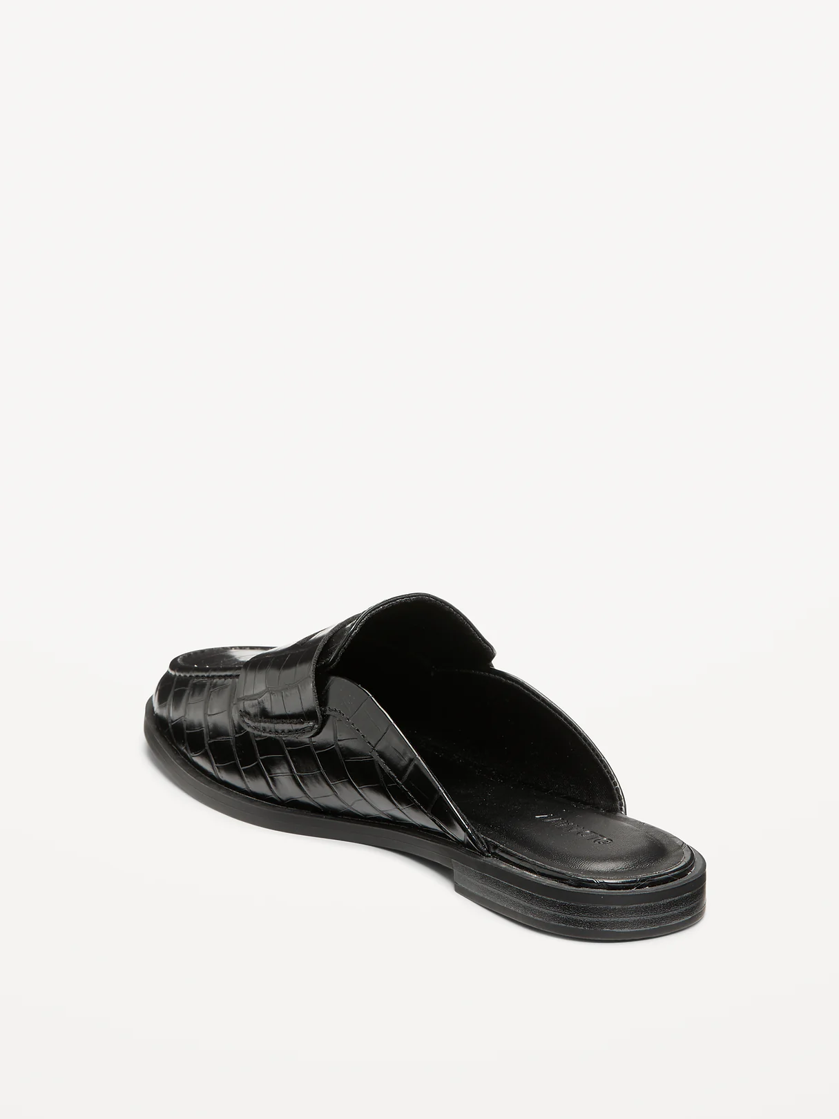 Loafer Mule Shoes for Women - Crocodile