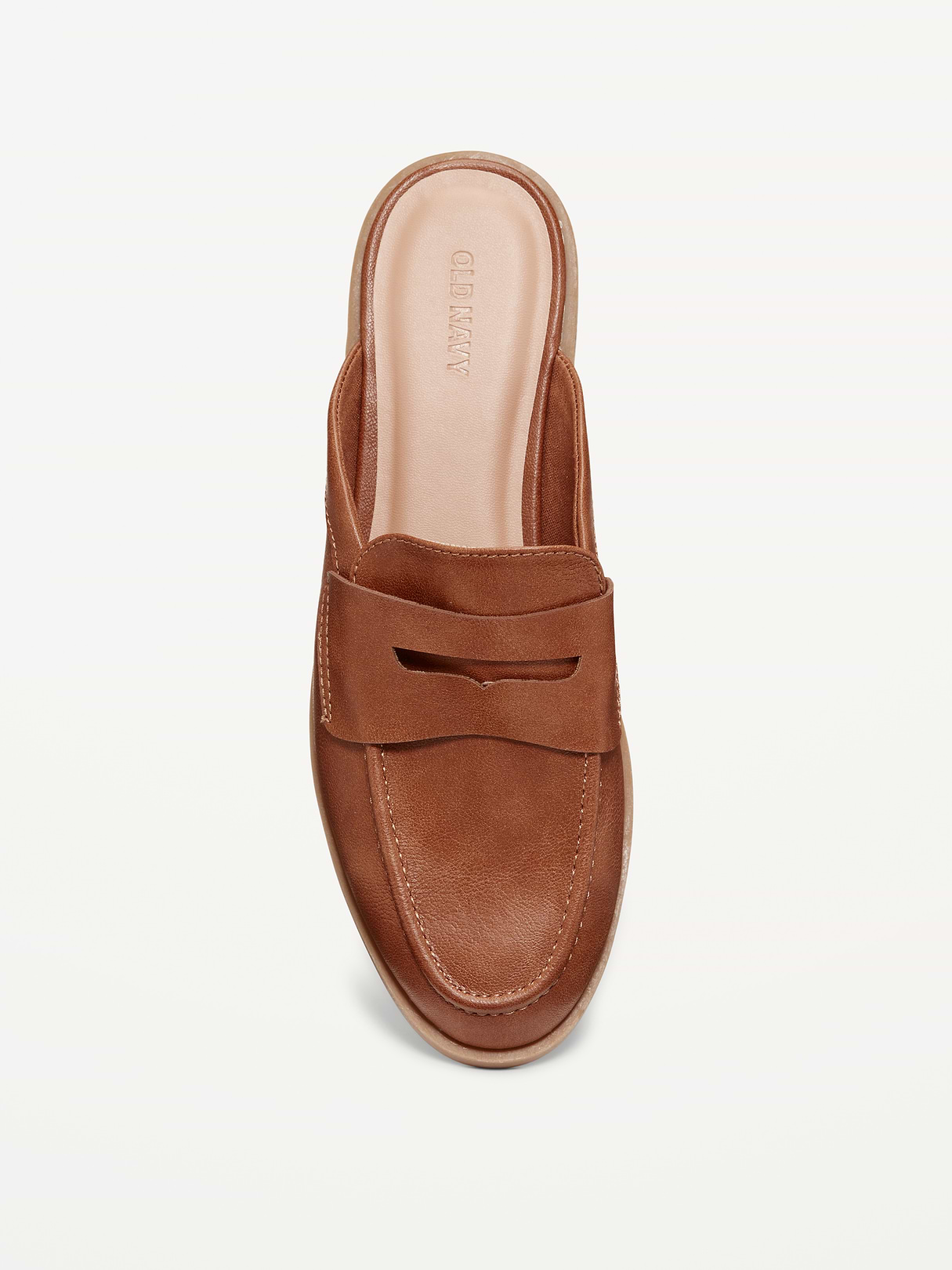 Loafer Mule Shoes for Women - Bourbon