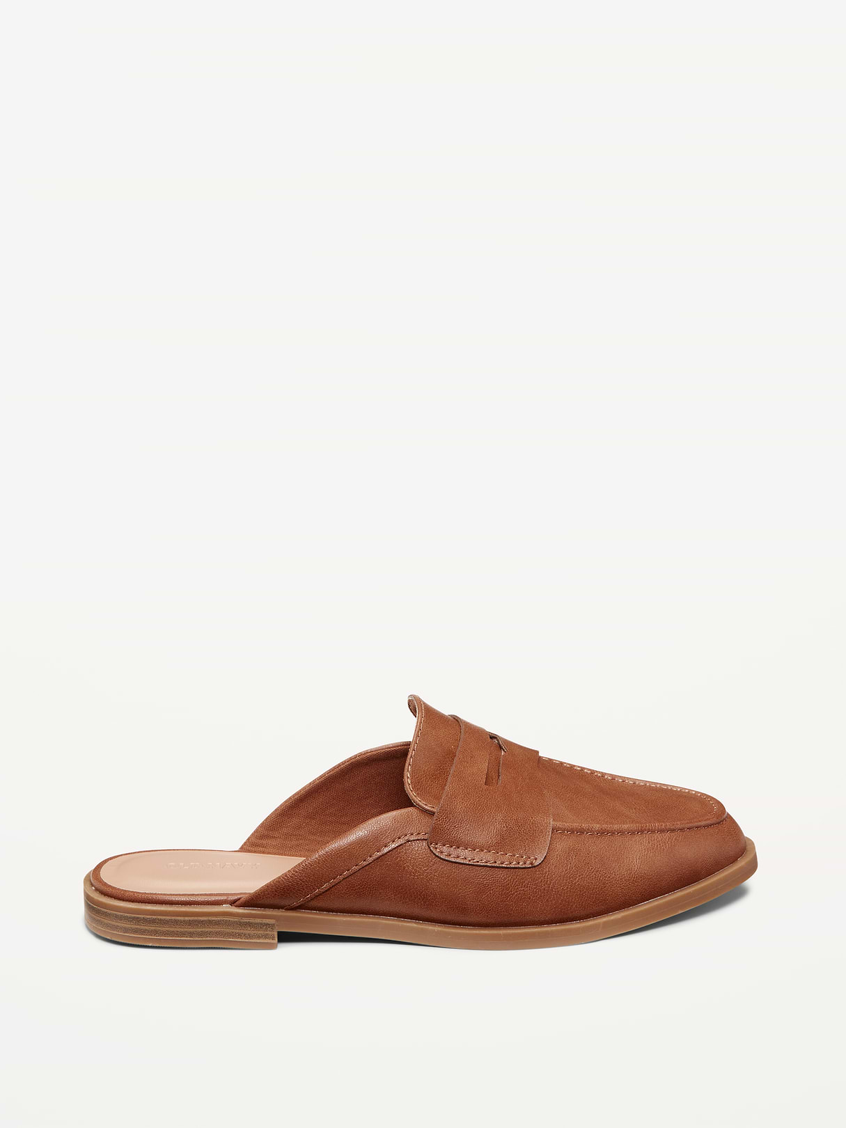 Loafer Mule Shoes for Women - Bourbon