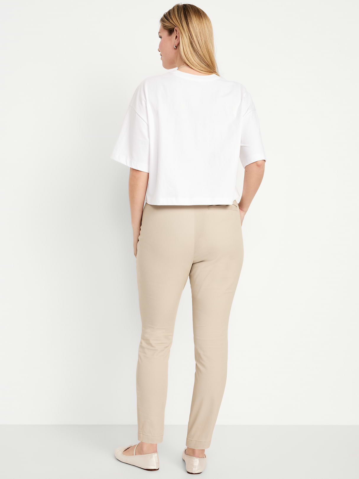 High-Waisted Uniform Skinny Pants - A Stone's Throw