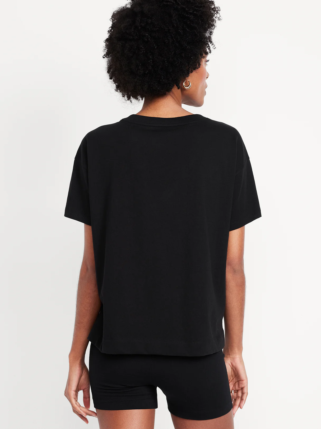 Vintage V-Neck T-Shirt - Black Jack