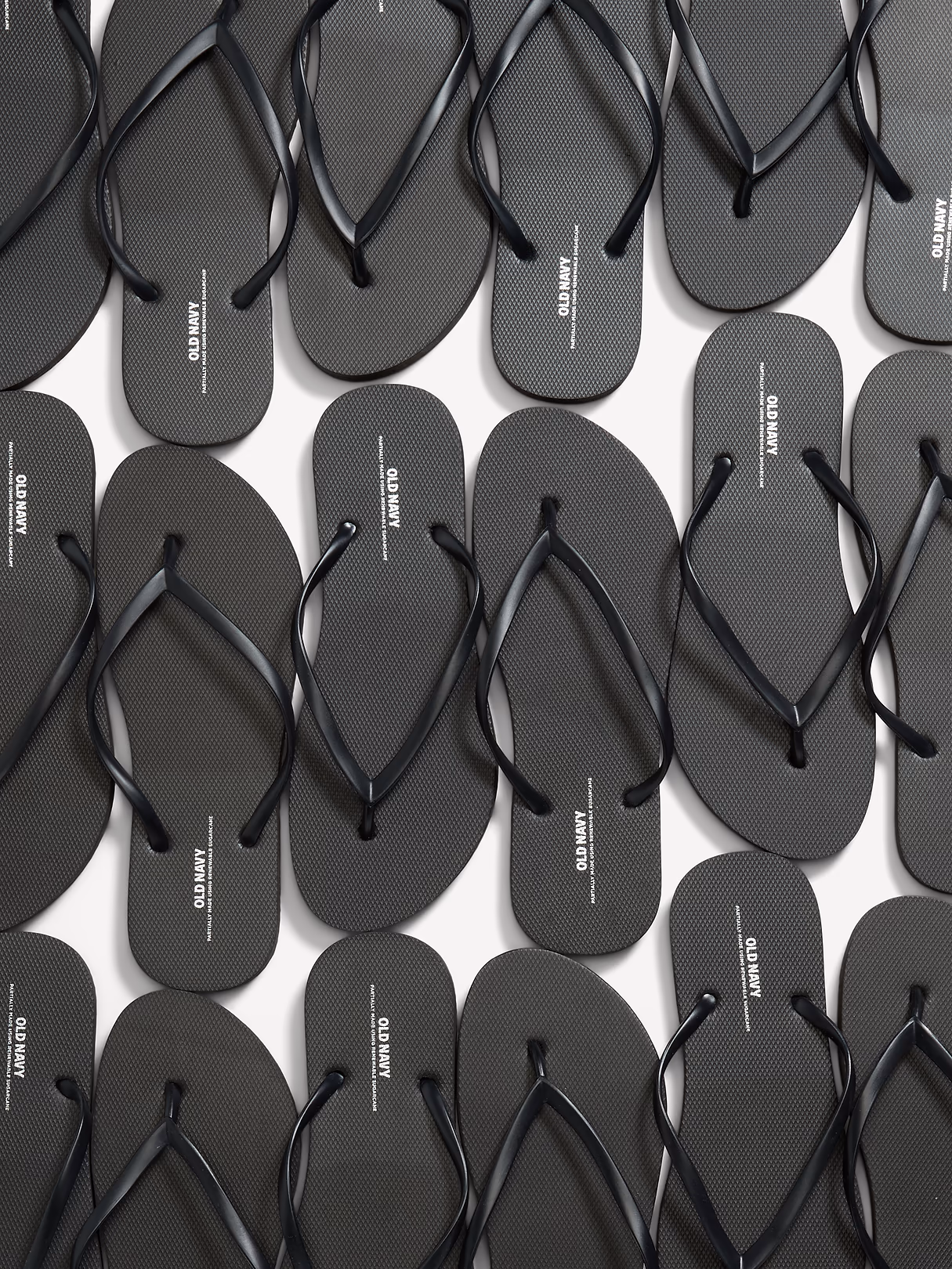 Flip-Flop Sandals 50-Pack (Partially Plant Based) - Black Jack