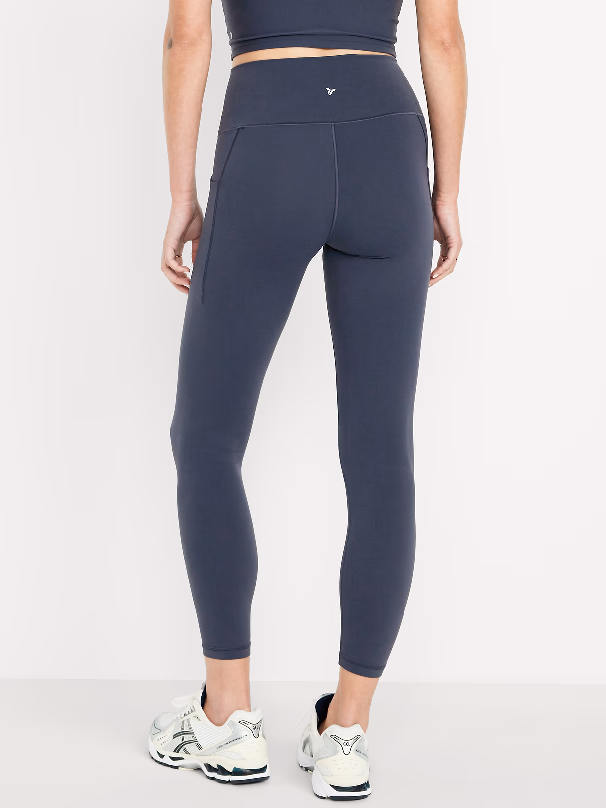 High-Waisted StudioSmooth 7/8 Pocket Leggings - Dusk Navy