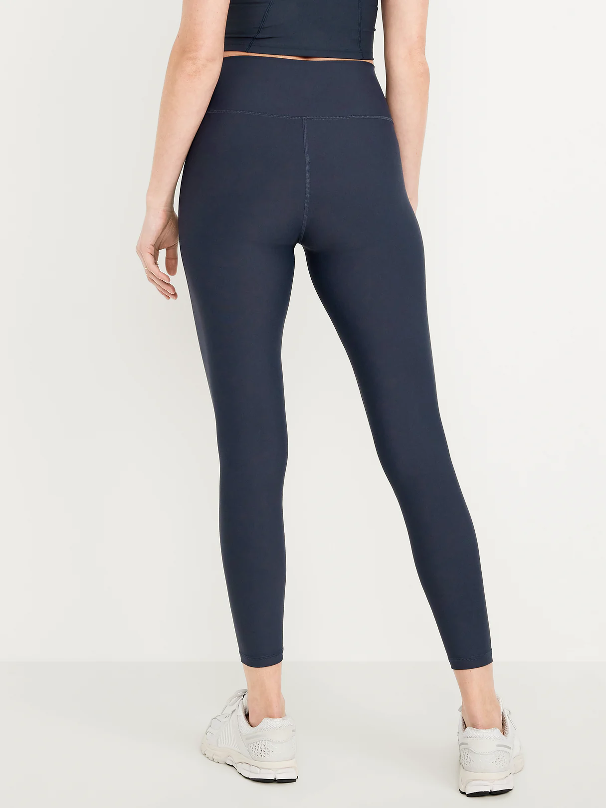 High-Waisted PowerSoft 7/8 Leggings - Dusk Navy