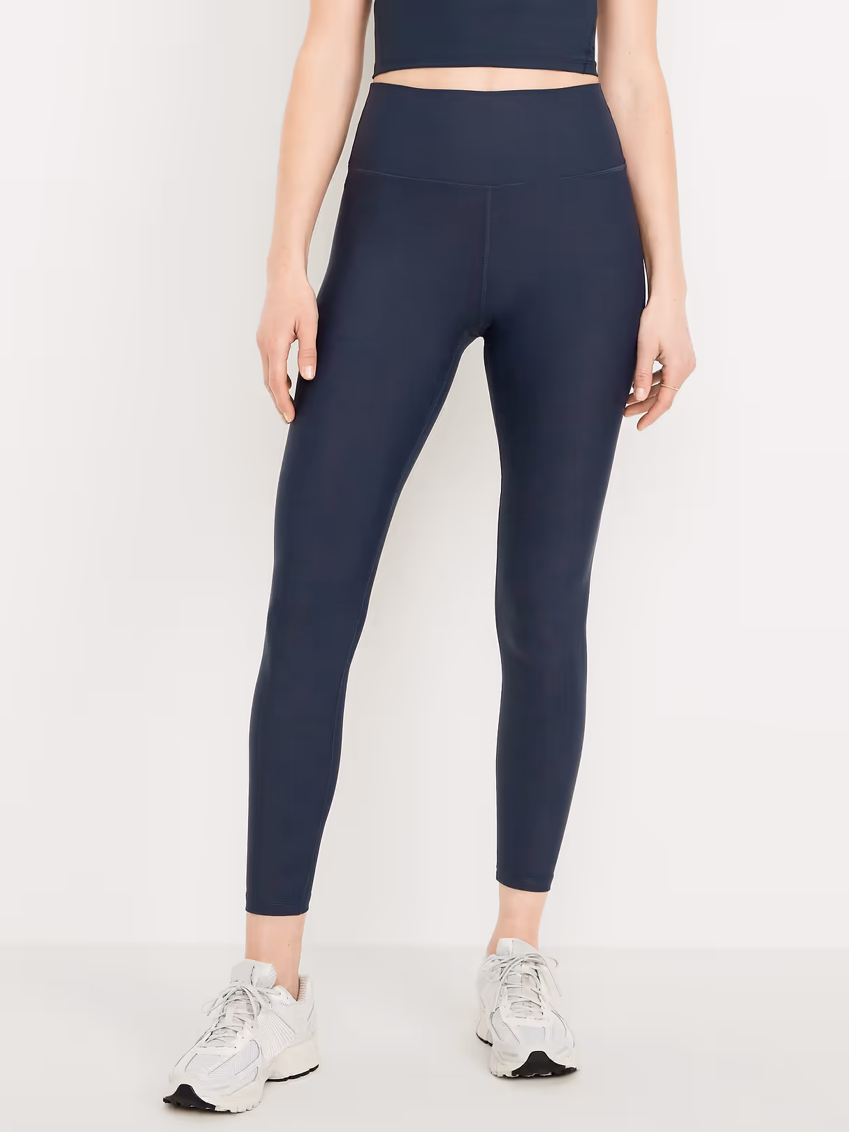 High-Waisted PowerSoft 7/8 Leggings - Dusk Navy