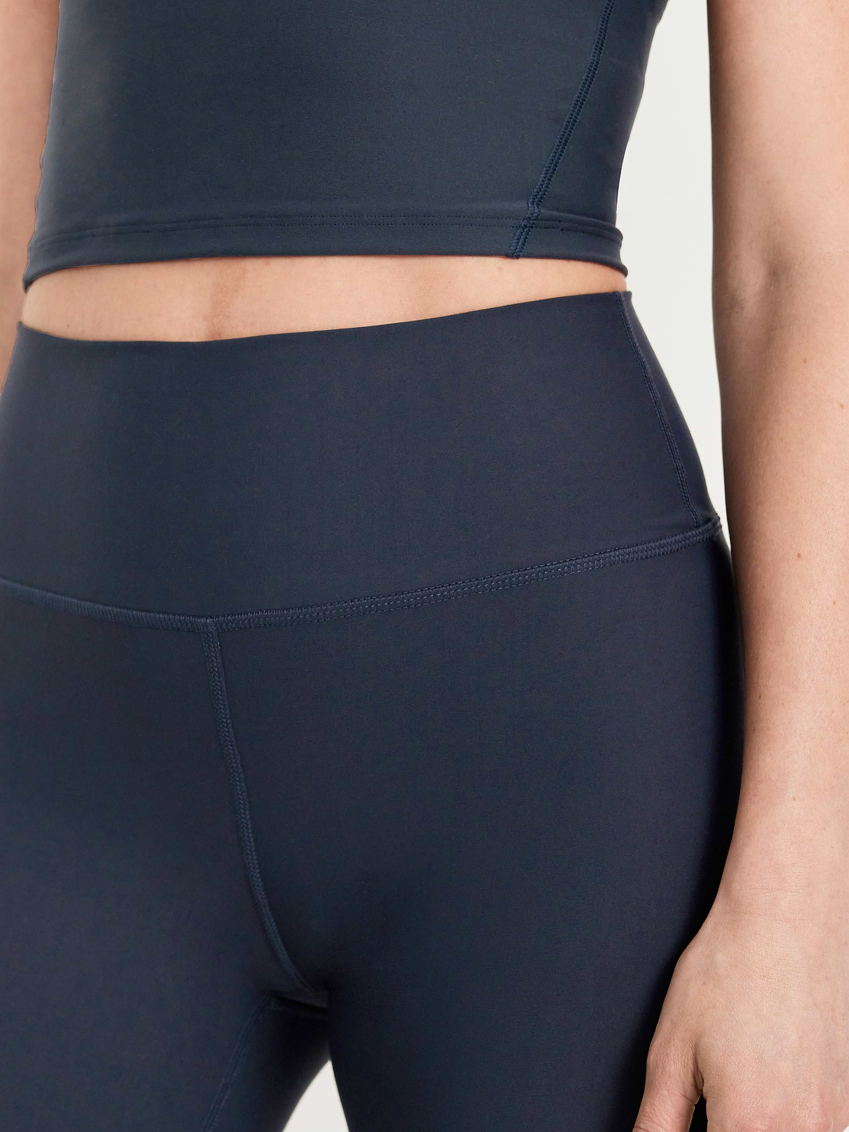 High-Waisted PowerSoft 7/8 Leggings - Dusk Navy