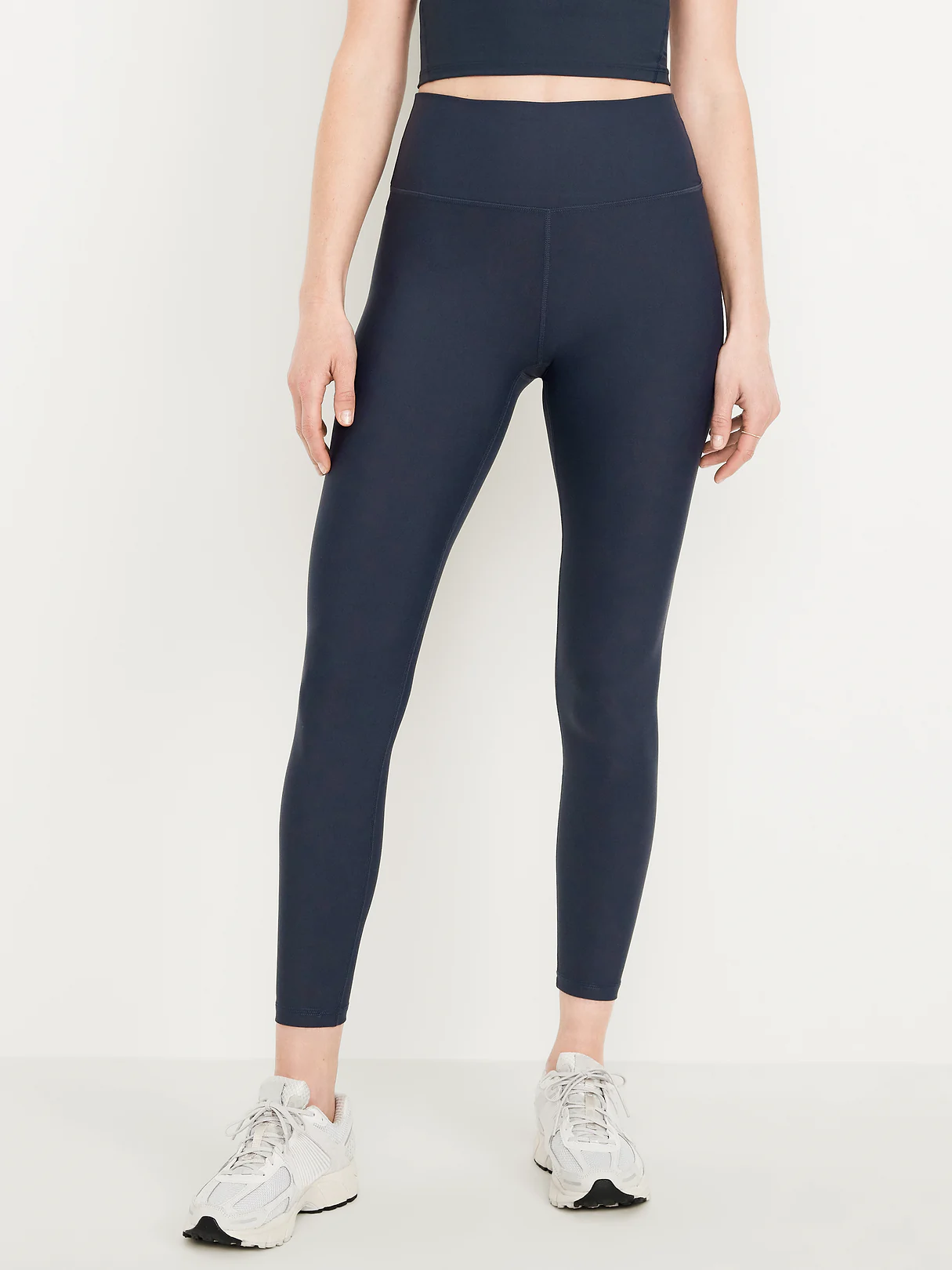 High-Waisted PowerSoft 7/8 Leggings - Dusk Navy