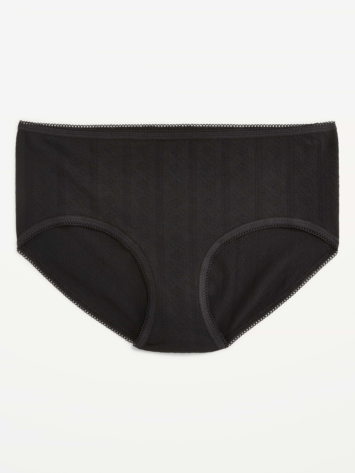 Seamless Hipster Underwear - Black Jack