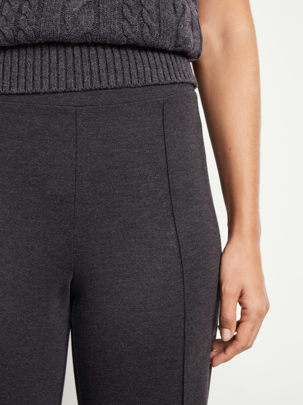 Extra High-Waisted Stevie Straight Pants - Original Gray