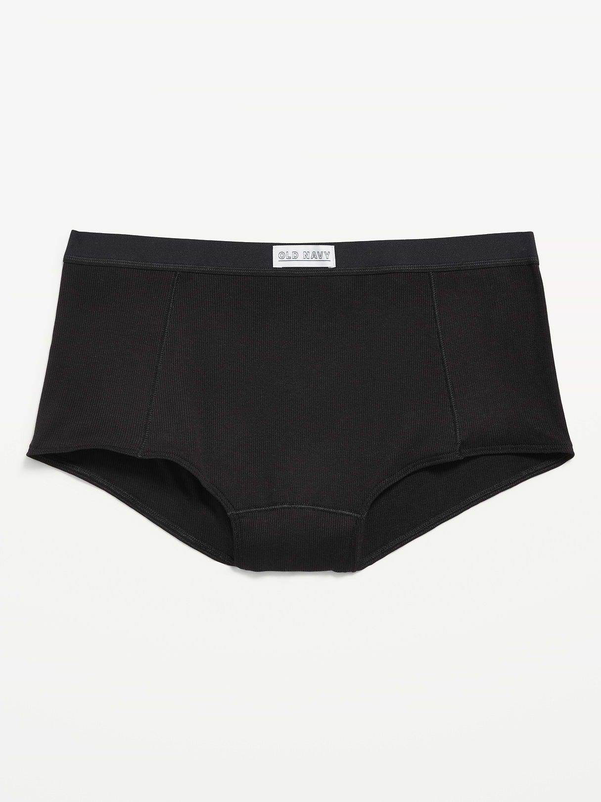 Ribbed Hipster Underwear - Black Jack