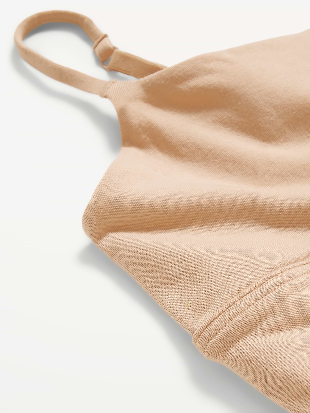 Cotton Cami Bralette - Frappe