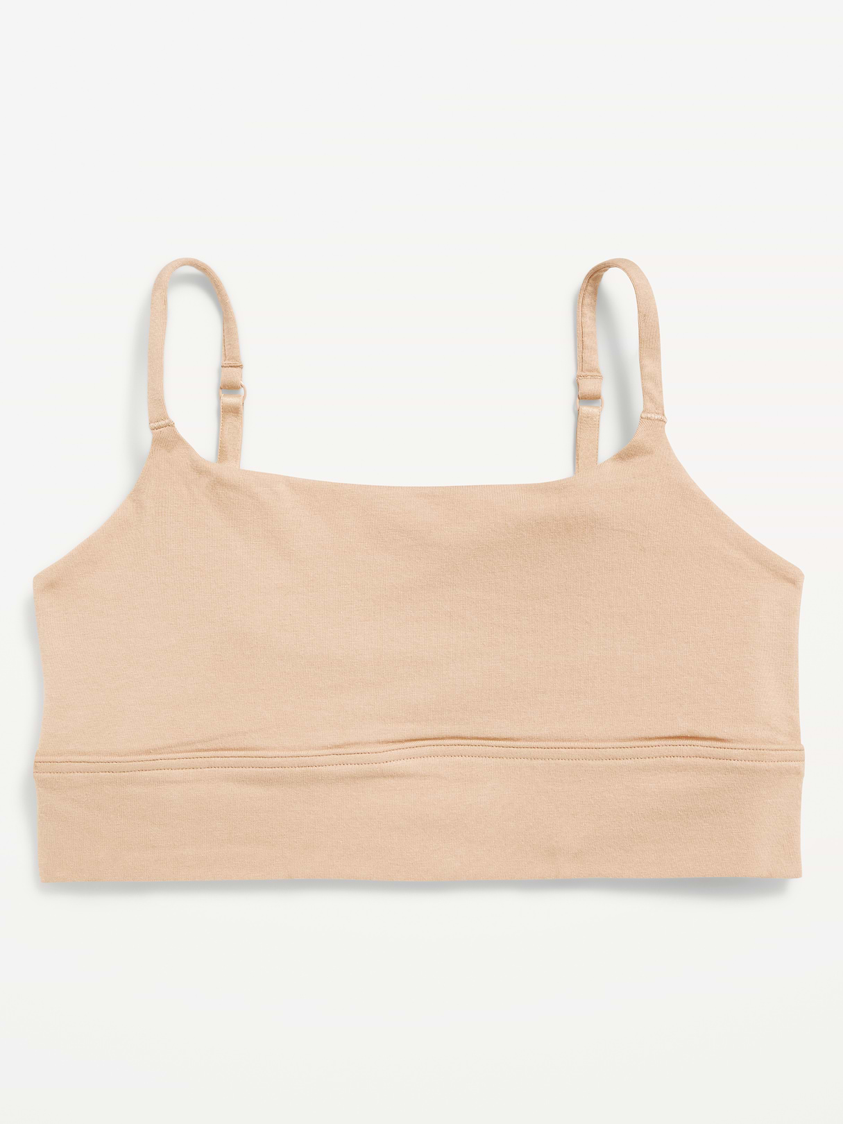 Cotton Cami Bralette - Frappe