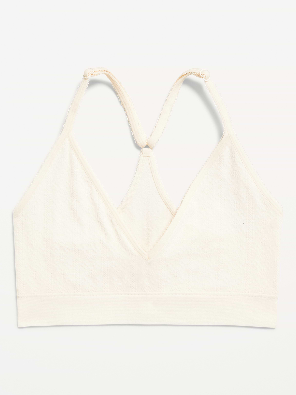 Seamless Racerback Bralette - Sea Salt