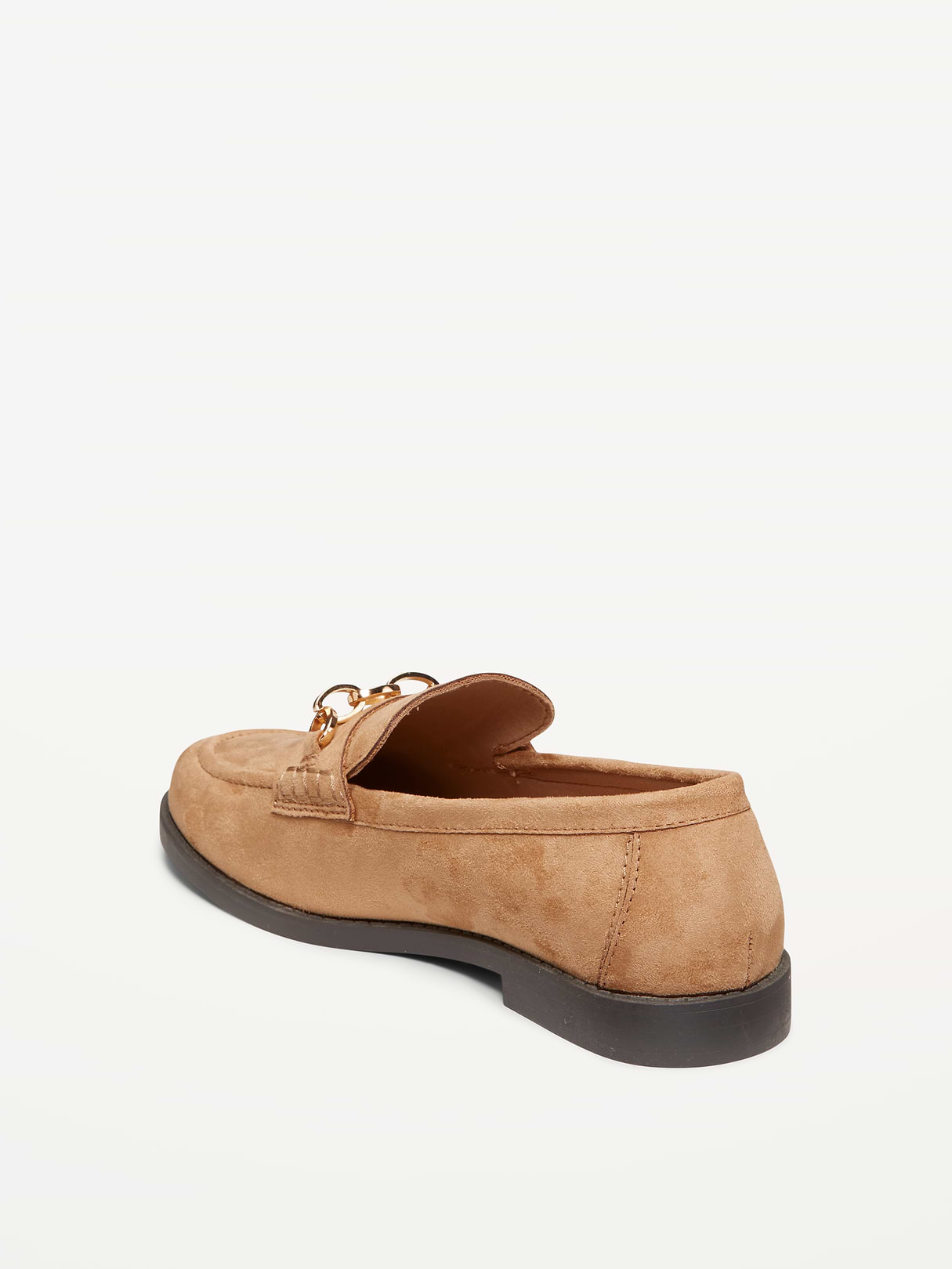 Faux-Leather Loafer - Dark Sand