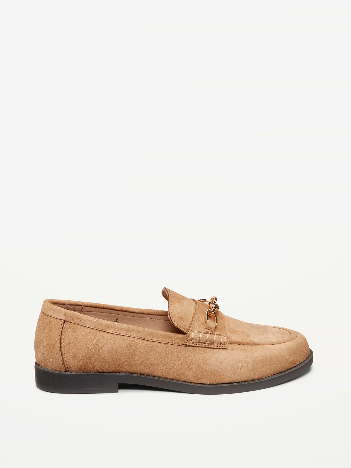 Faux-Leather Loafer - Dark Sand