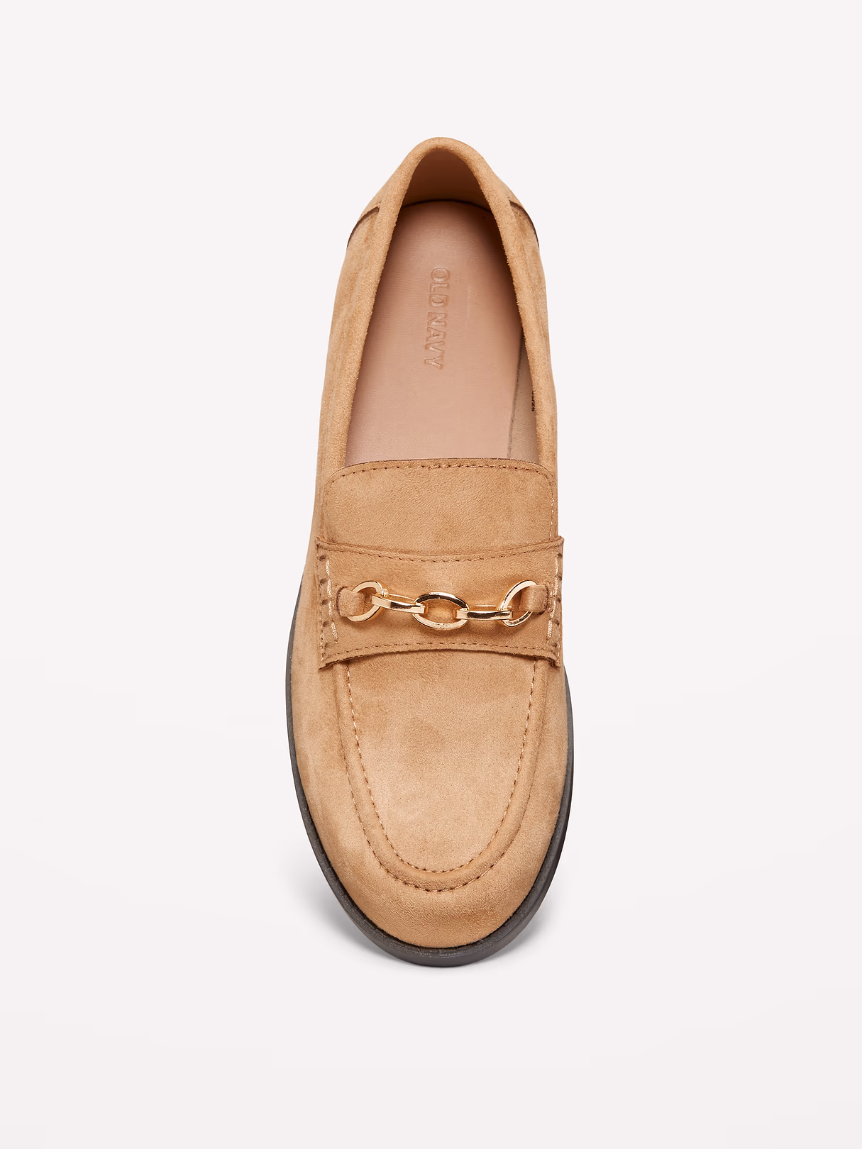 Faux-Leather Loafer - Dark Sand