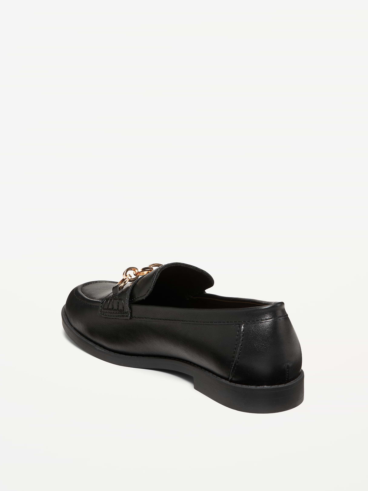 Faux-Leather Loafer - Black Jack