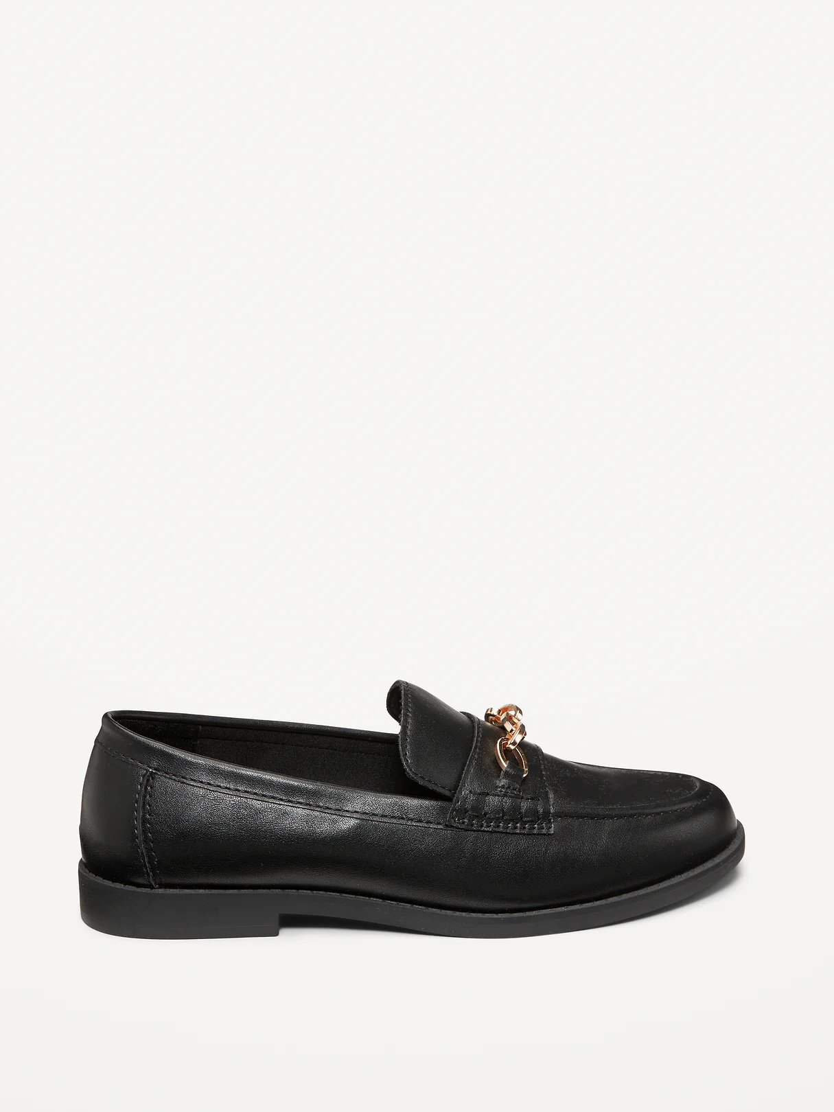 Faux-Leather Loafer - Black Jack