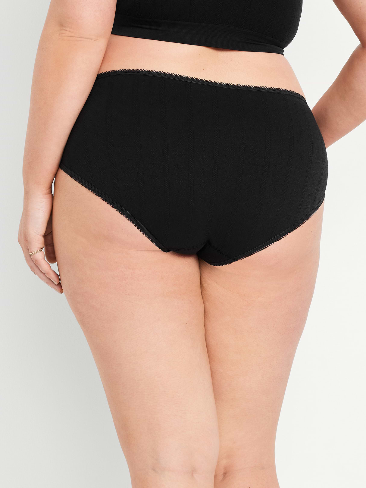 Seamless Hipster Underwear - Black Jack