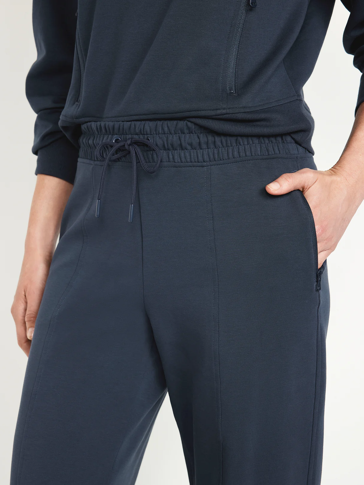 High-Waisted Dynamic Fleece Sweatpants - Dusk Navy