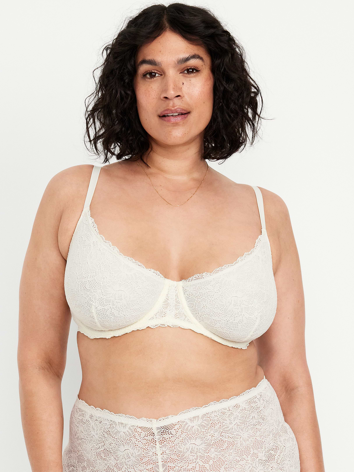 Lace Balconette Bra - Sea Salt