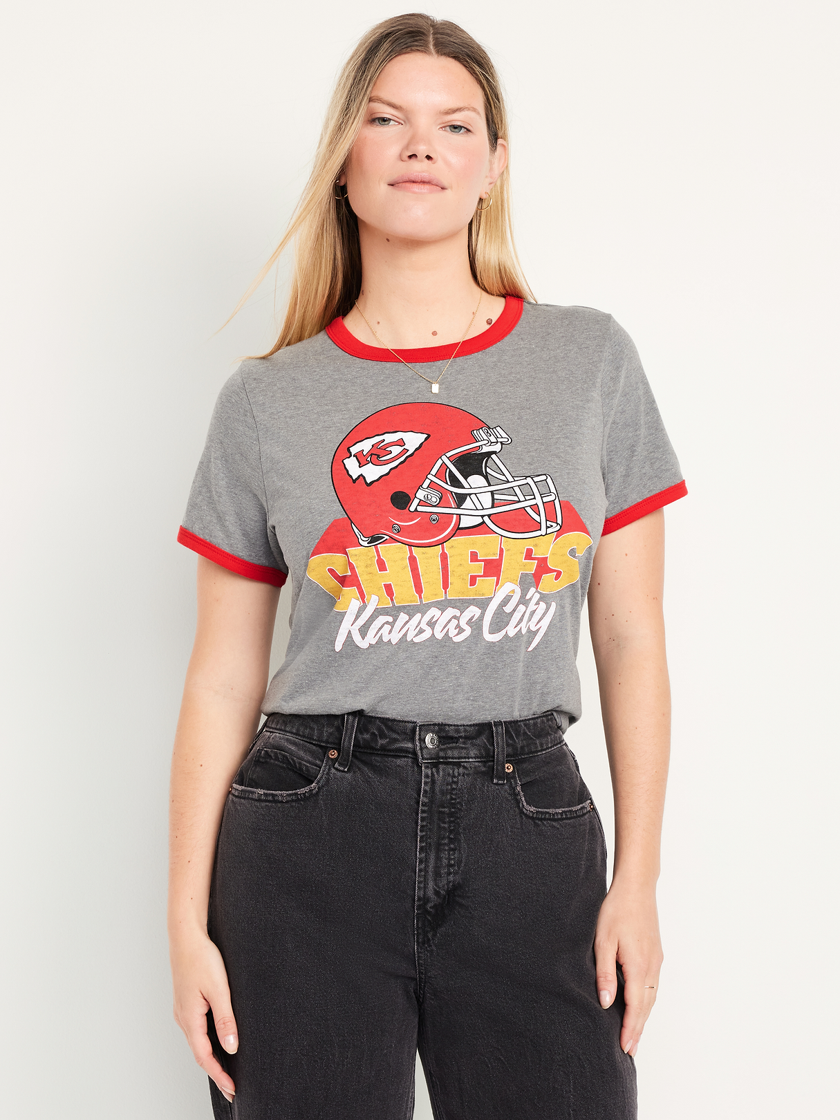 Dallas Cowboys EveryWear Crew-Neck Ringer T-Shirt - Kansas City Chiefs