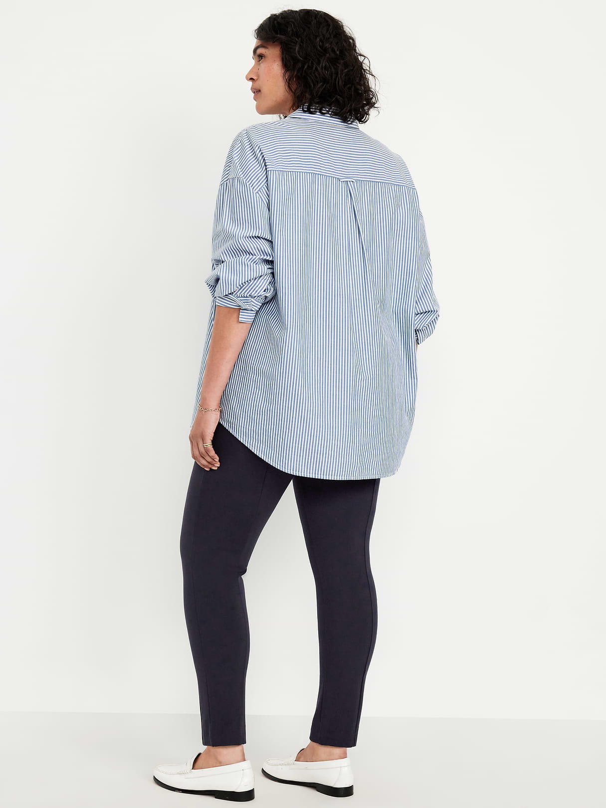 Extra High-Waisted Stevie Skinny Pants - Navy Captain