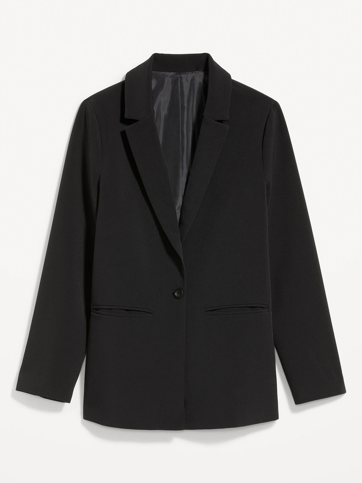 Classic Double-Weave Blazer - Black Jack
