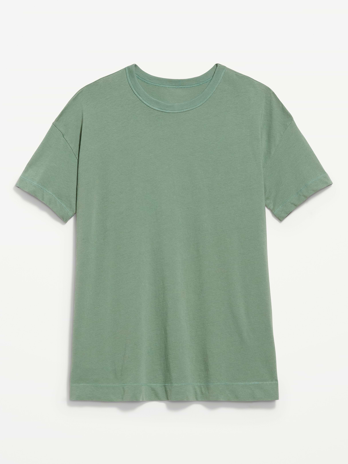 Oversized EveryWear Tunic T-Shirt - Dried Herb