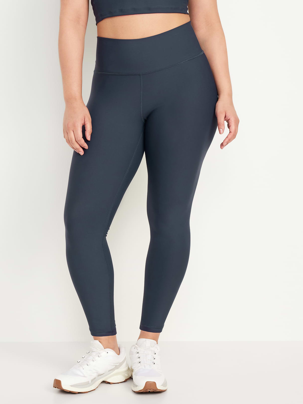 High-Waisted PowerSoft 7/8 Leggings - Dusk Navy