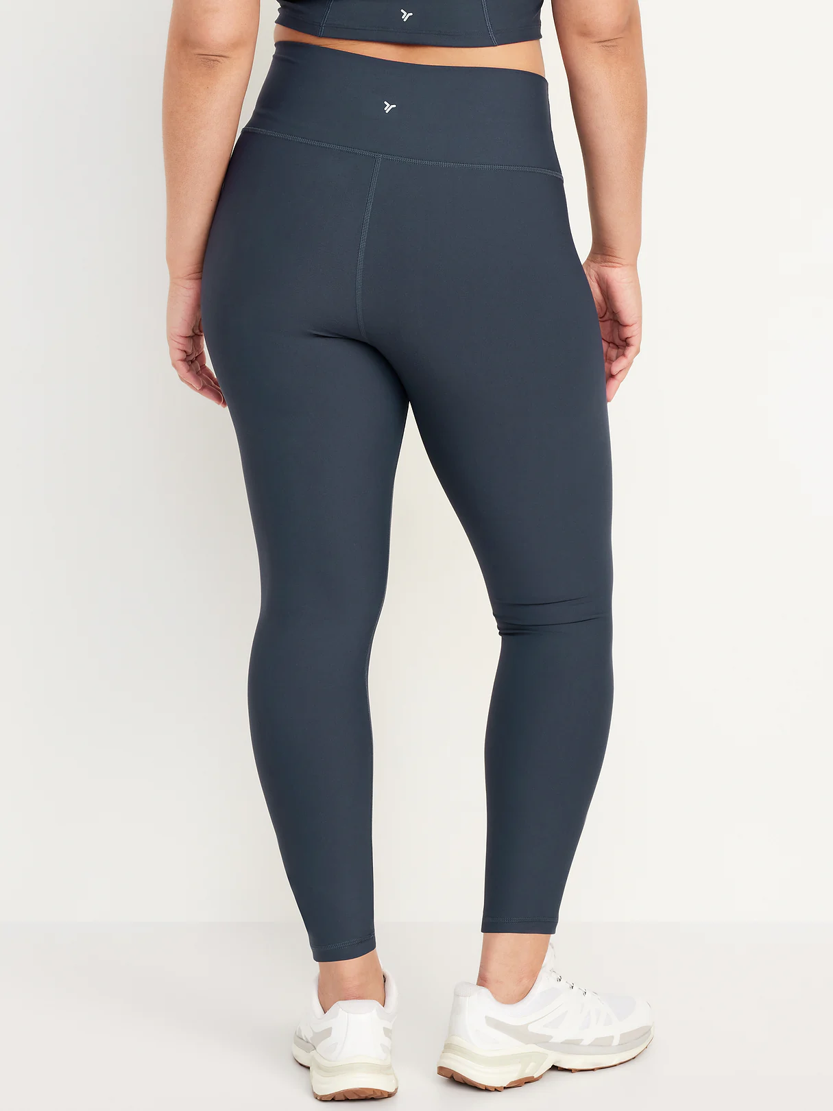 High-Waisted PowerSoft 7/8 Leggings - Dusk Navy