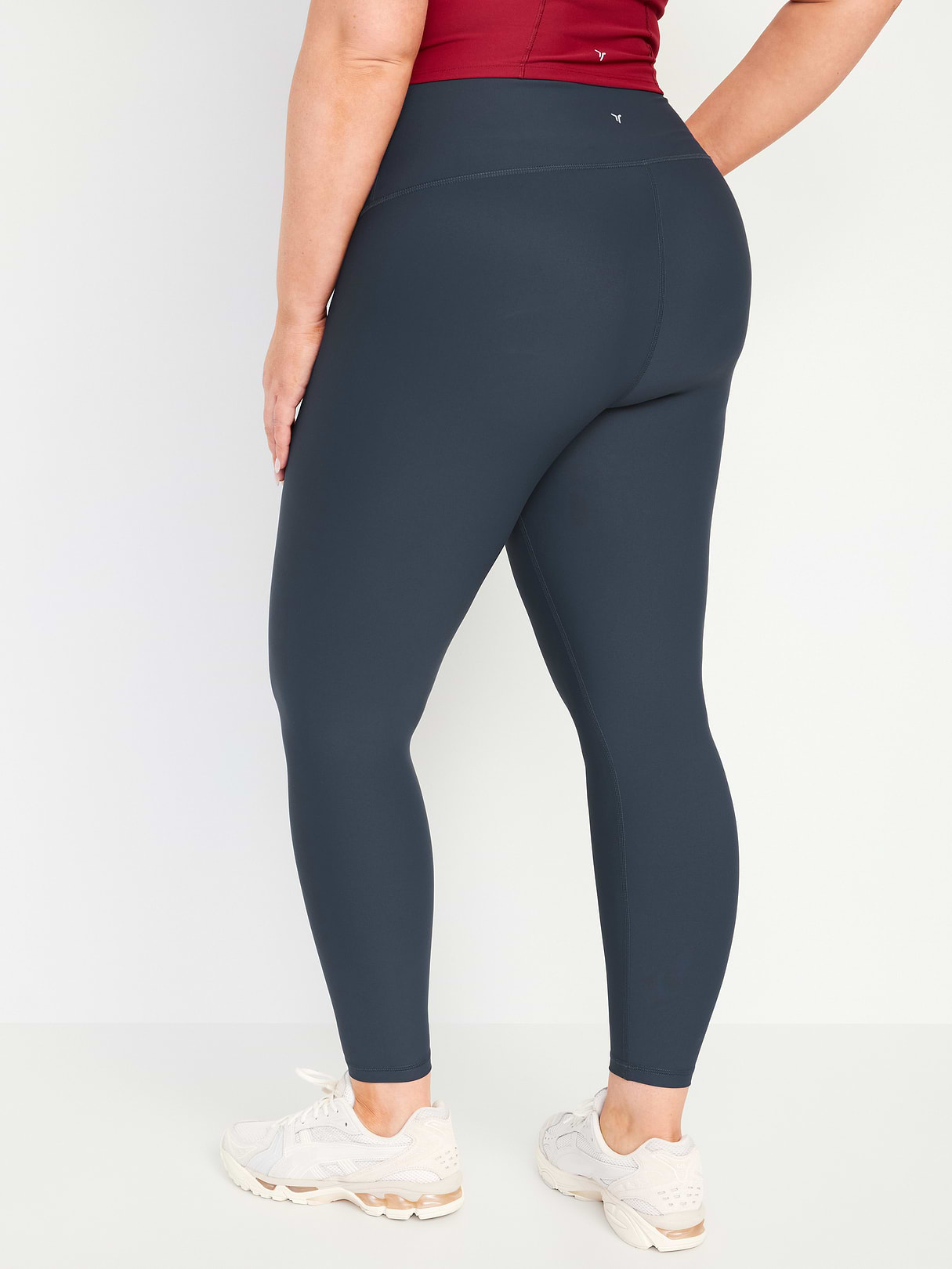 High-Waisted PowerSoft 7/8 Leggings - Dusk Navy
