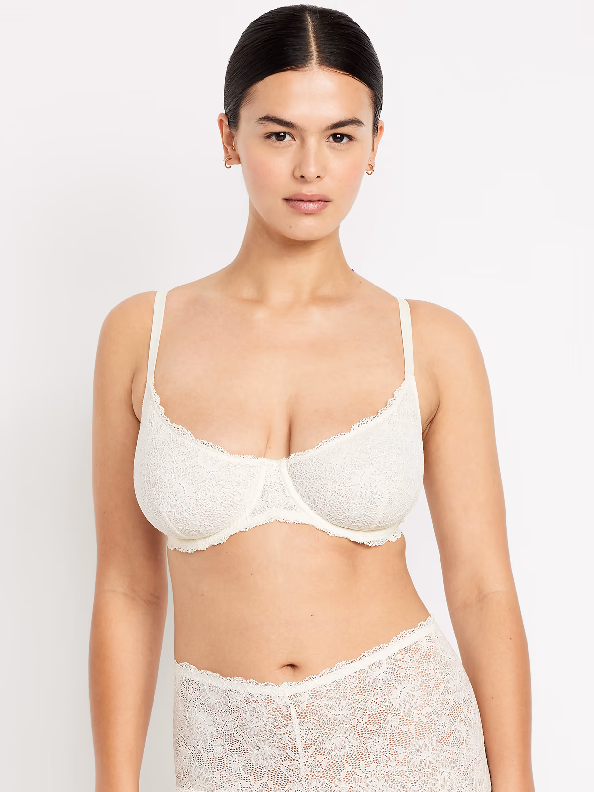 Lace Balconette Bra - Sea Salt