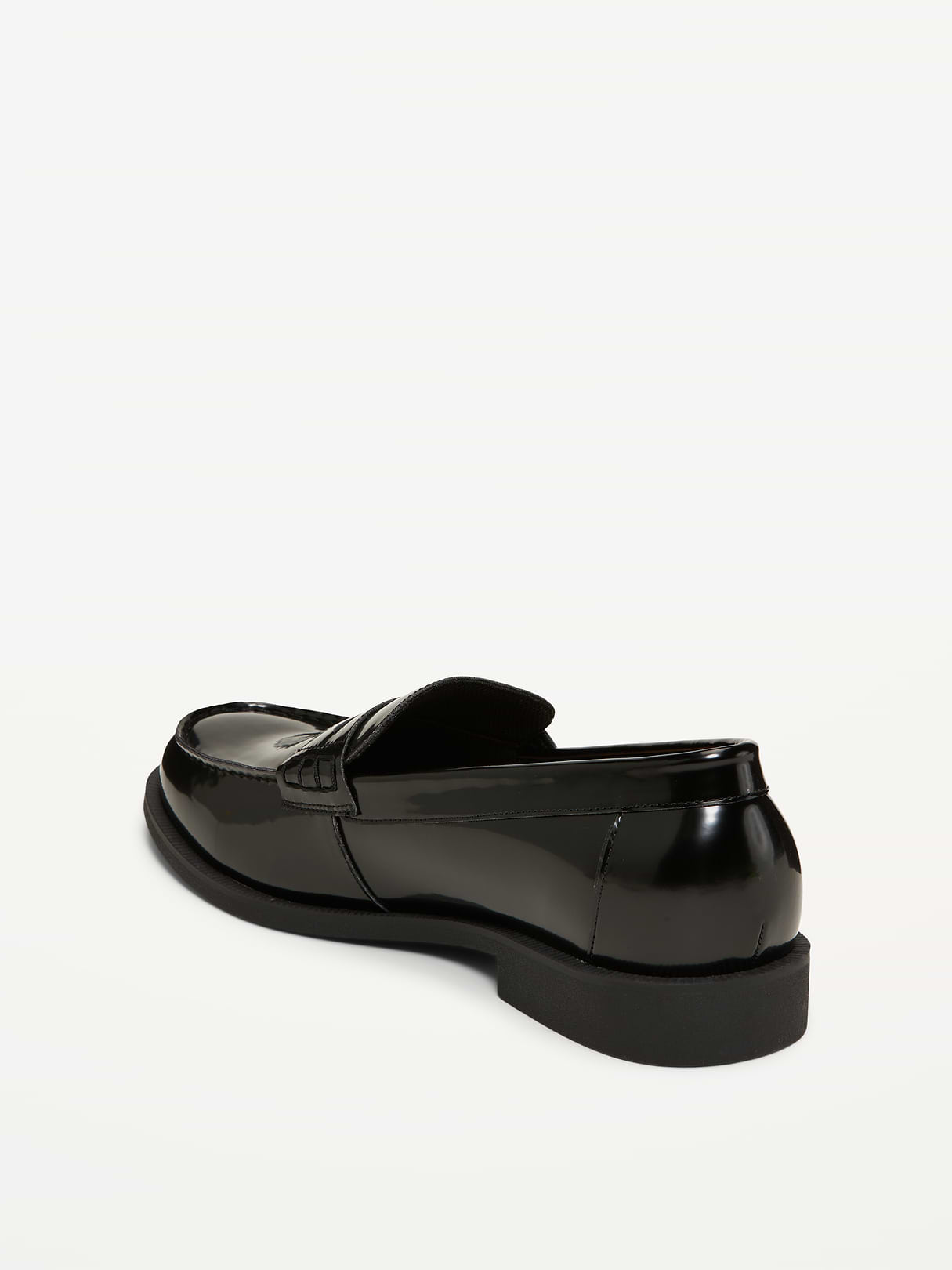 Faux-Leather Loafers for Men - Black Jack