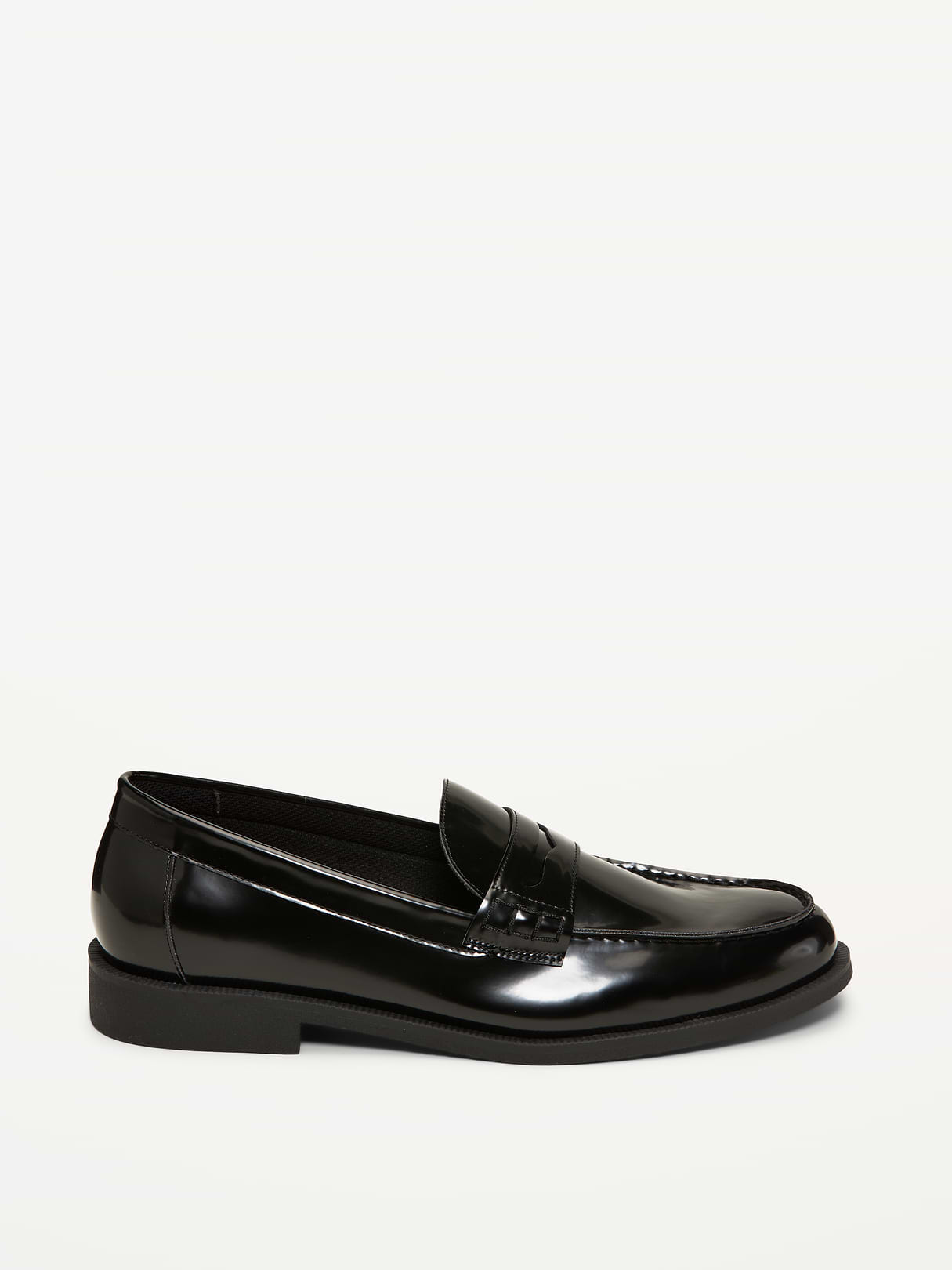 Faux-Leather Loafers for Men - Black Jack