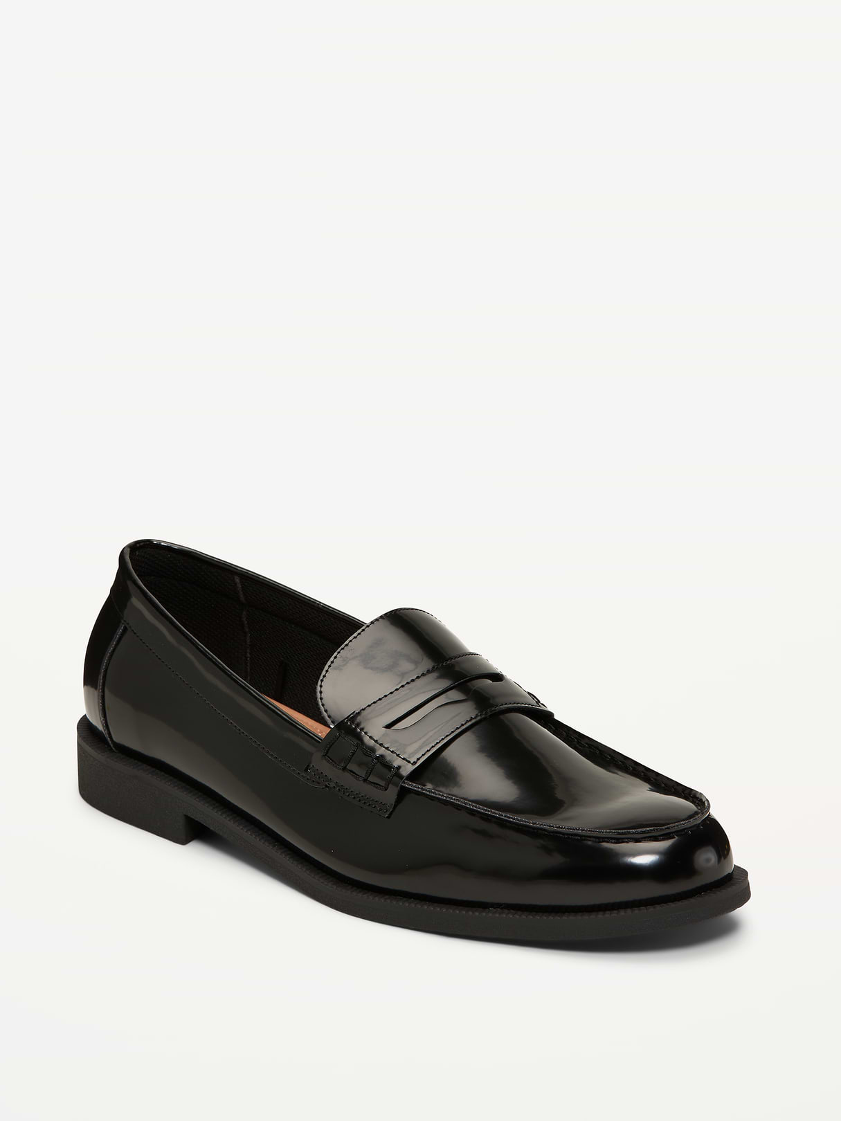 Faux-Leather Loafers for Men - Black Jack