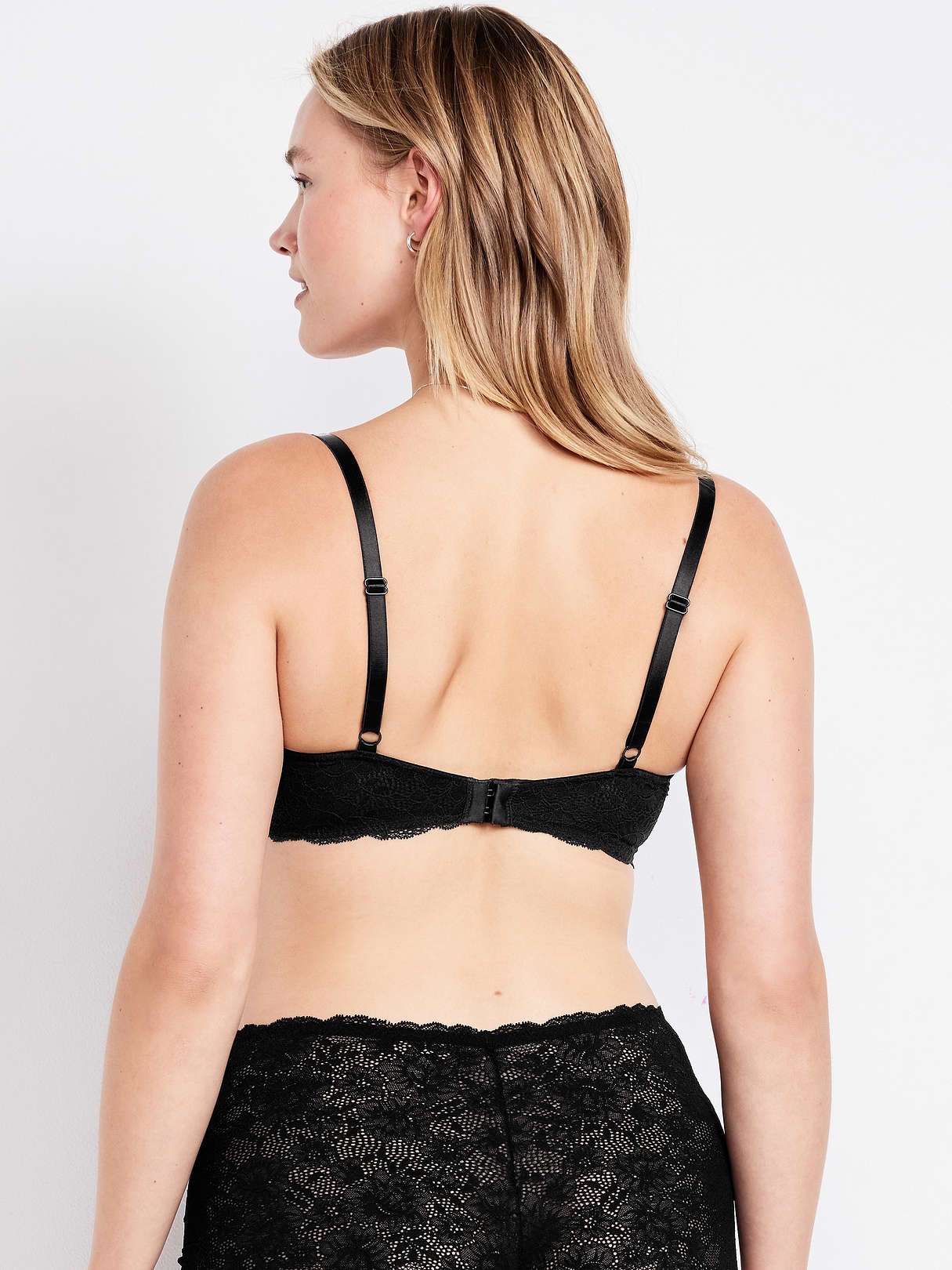Lace Balconette Bra - Black Jack