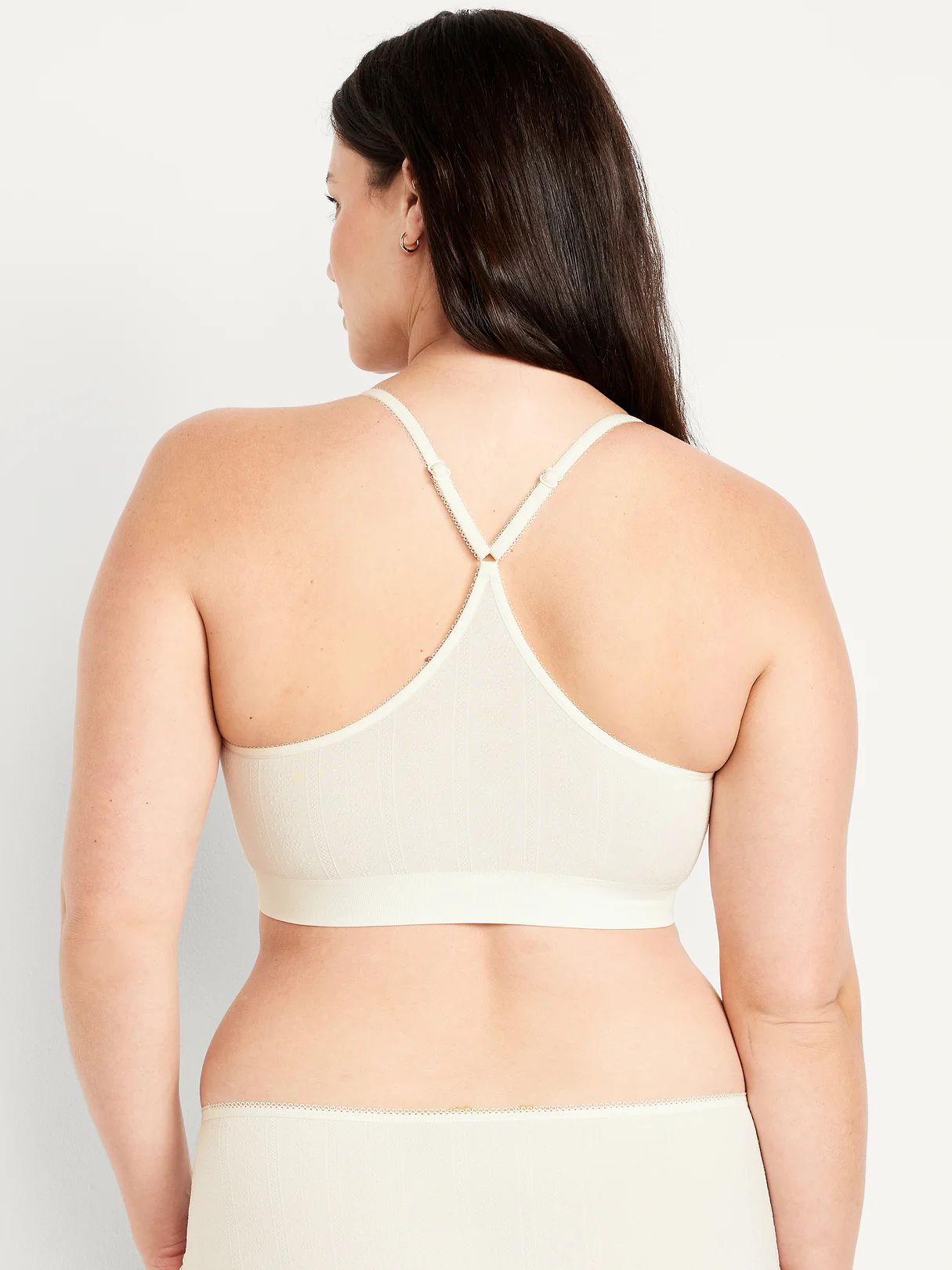 Seamless Racerback Bralette - Sea Salt
