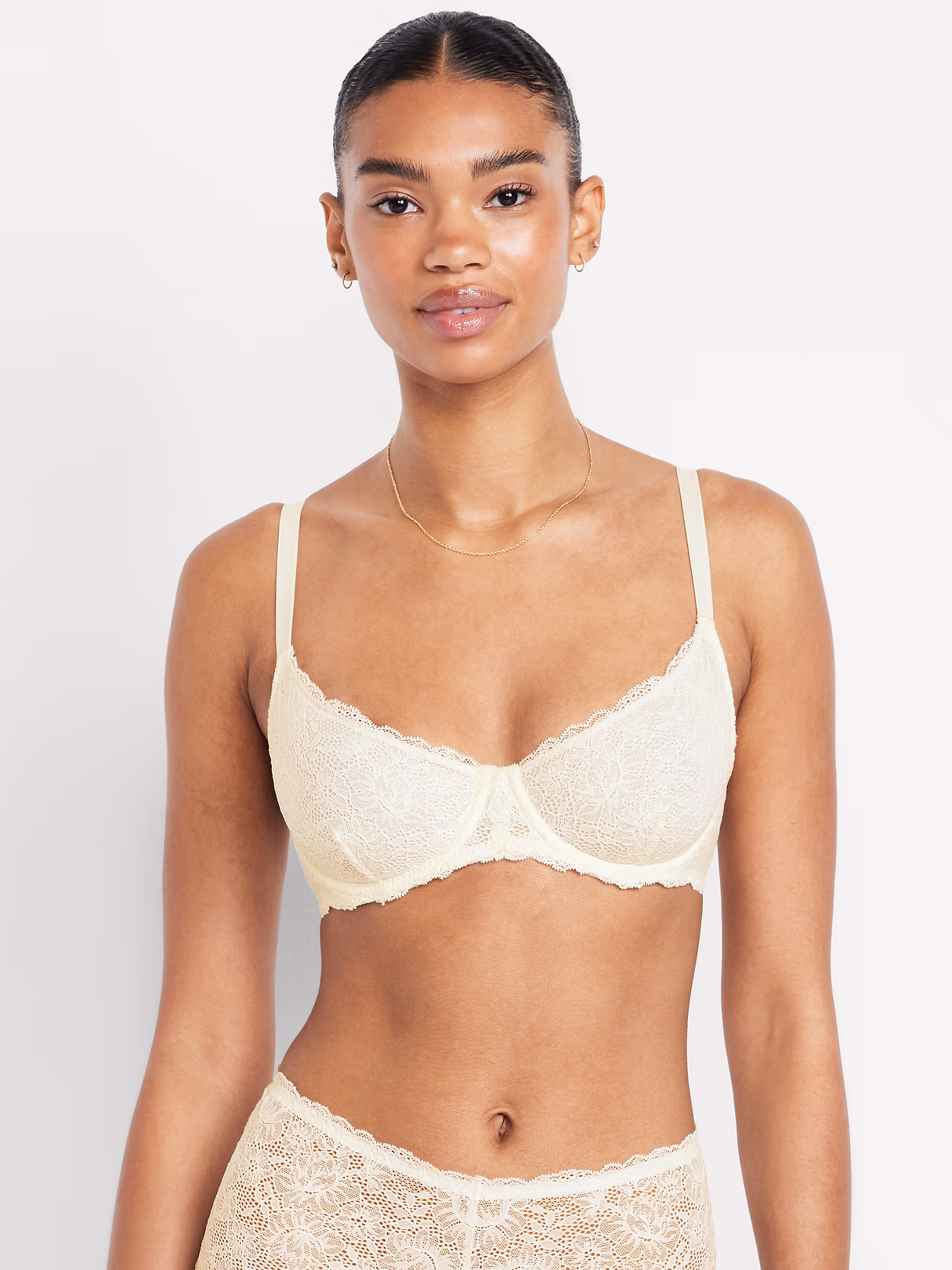 Lace Balconette Bra - Sea Salt