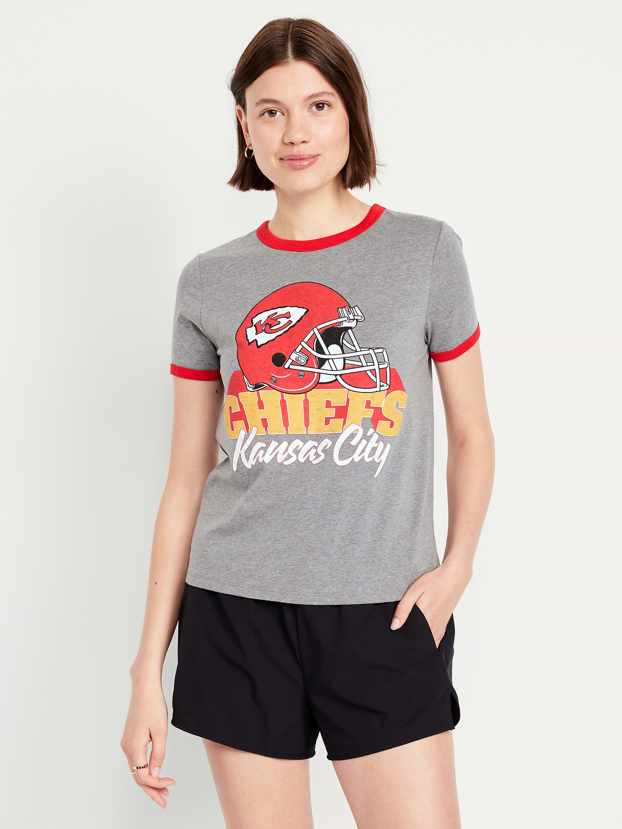 Dallas Cowboys EveryWear Crew-Neck Ringer T-Shirt - Kansas City Chiefs