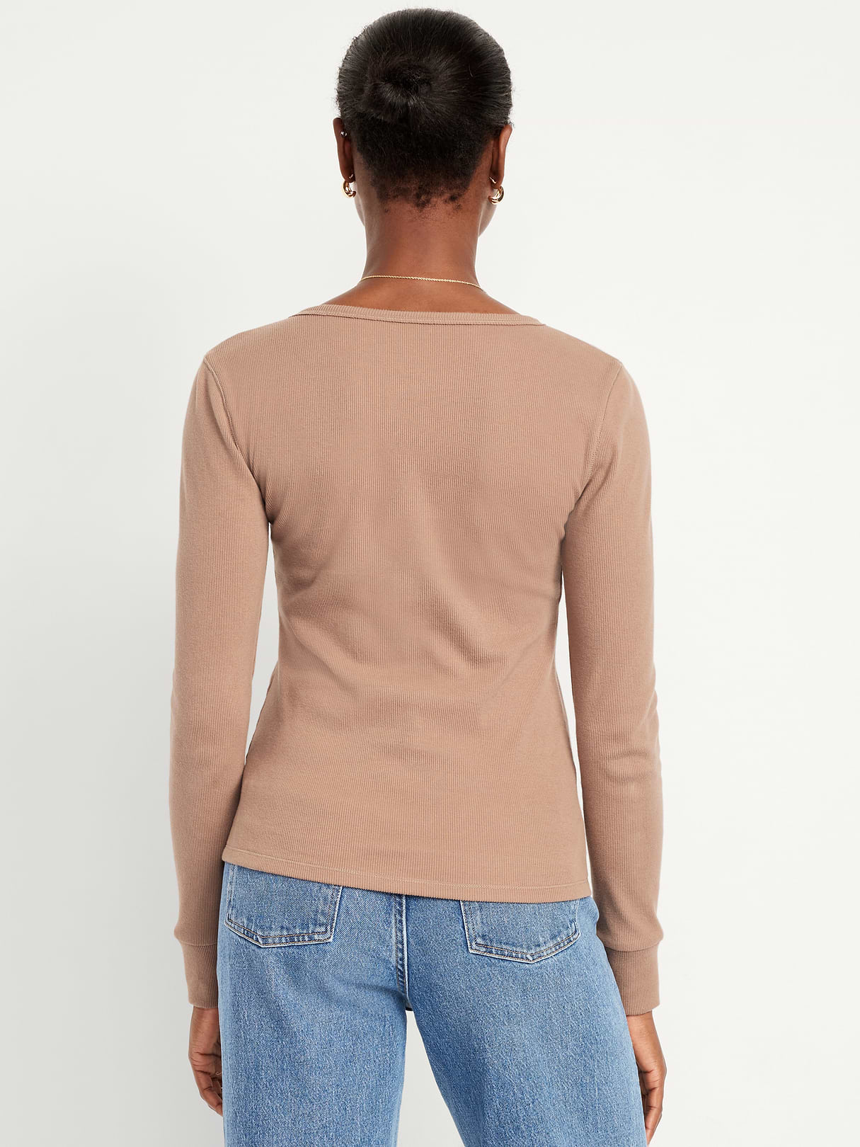 Cozy Snug Crew-Neck Henley - DRIFTWOOD