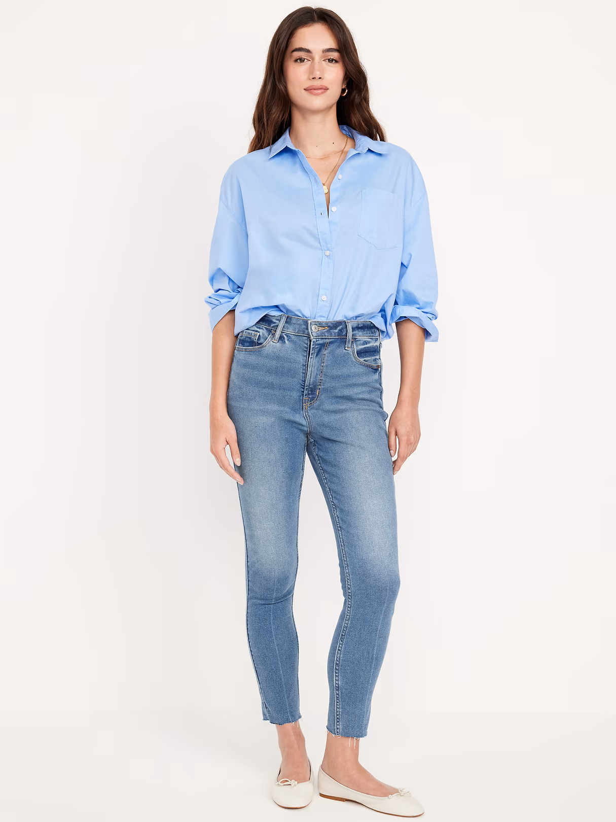 Extra High-Waisted Rockstar 360° Stretch Super-Skinny Jeans - Medium Wash