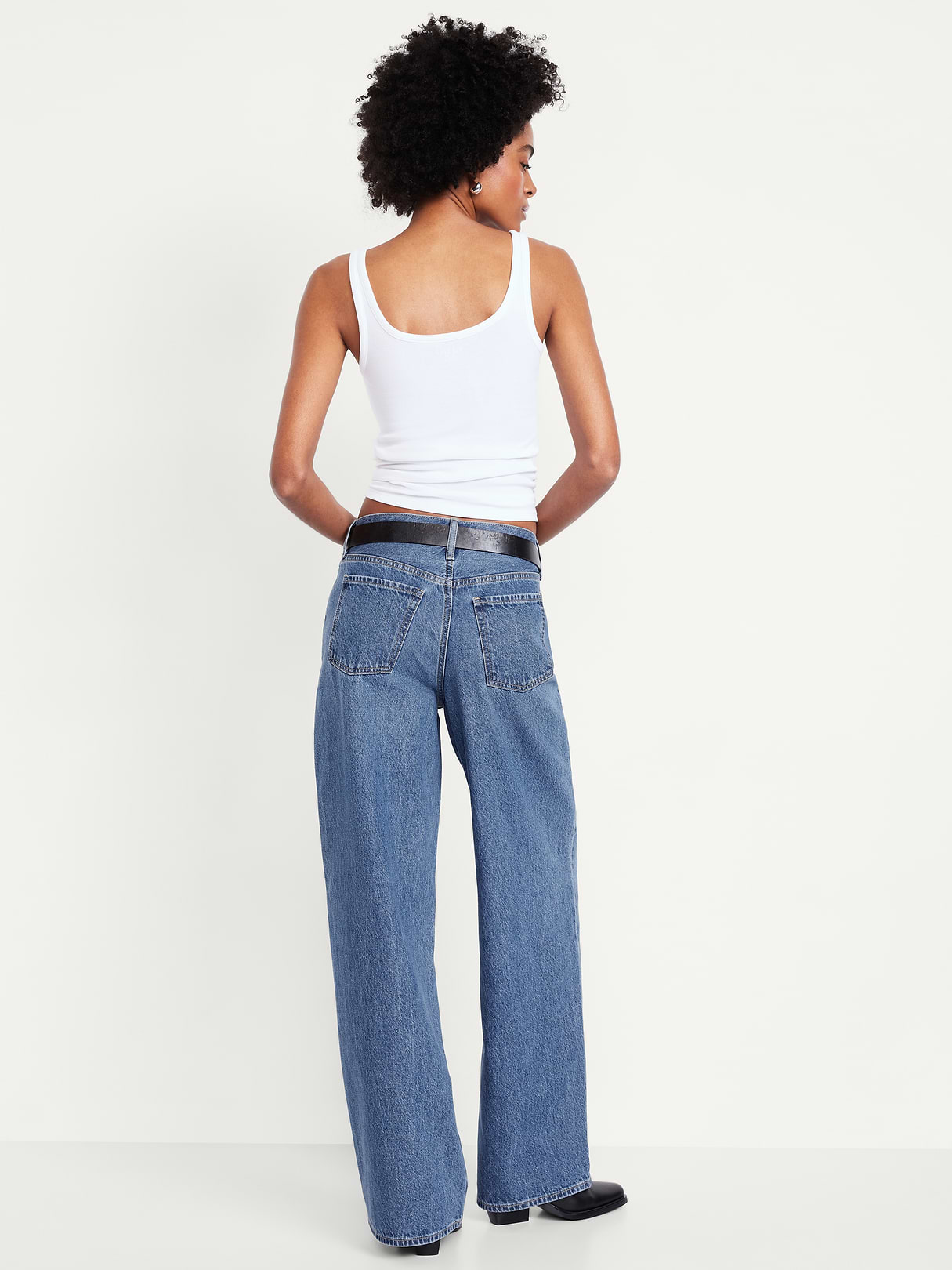 Mid-Rise Wow Baggy Wide-Leg Jeans - KIORA