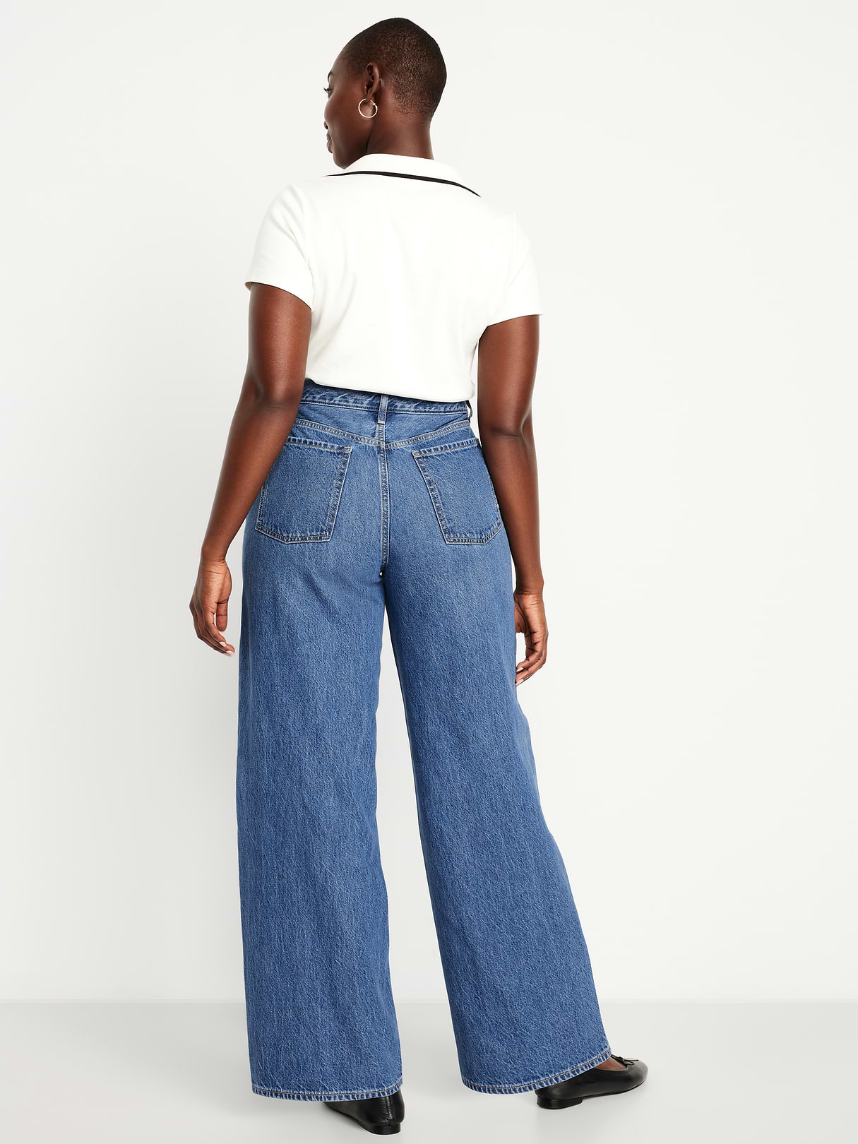 Mid-Rise Wow Baggy Wide-Leg Jeans - KIORA