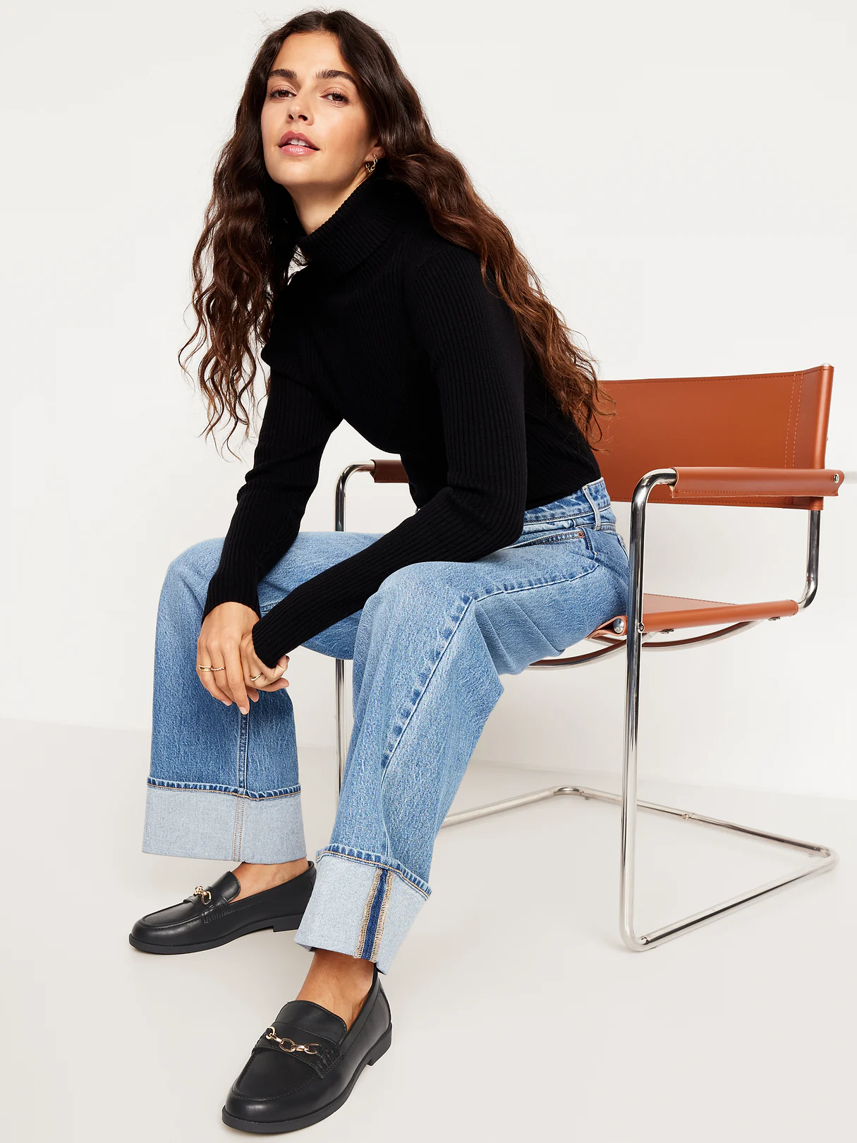 Faux-Leather Loafer - Black Jack