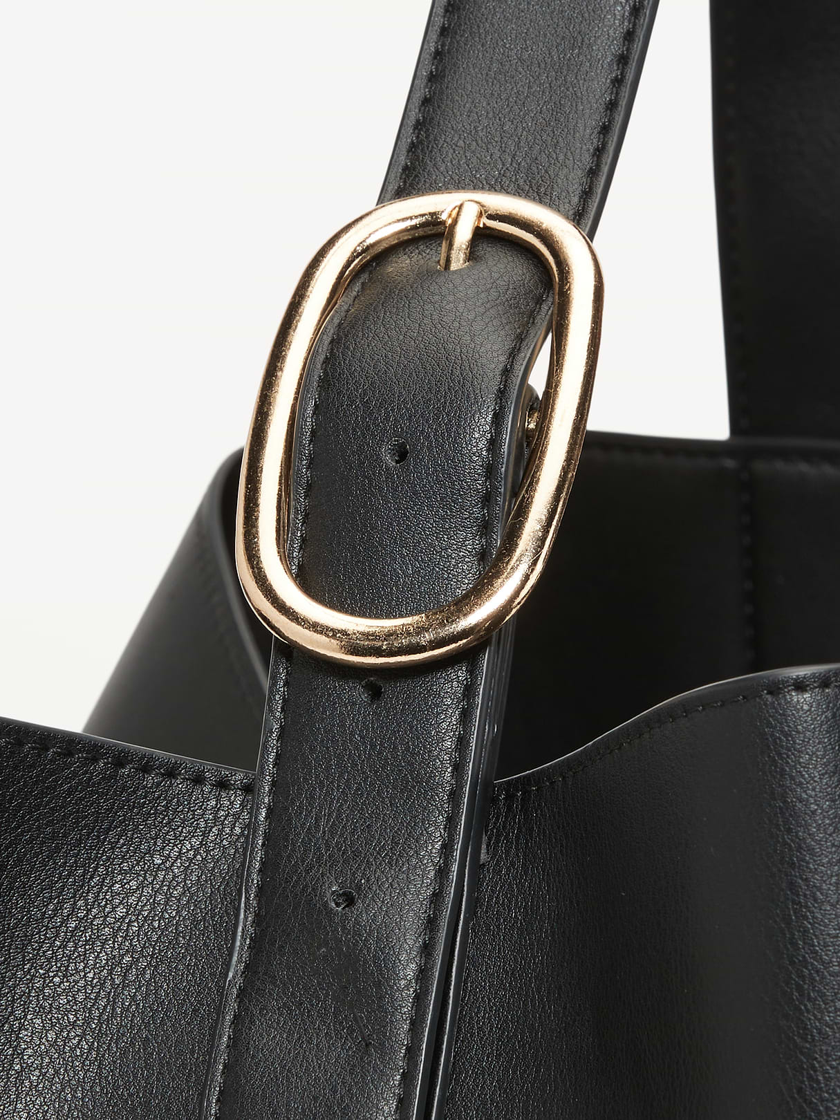 Large Carrie Tote Bag - True Black