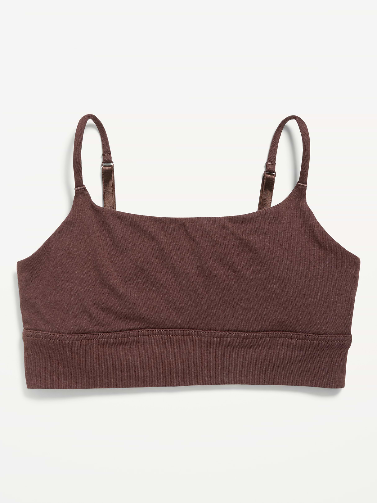 Cotton Cami Bralette - French Roast