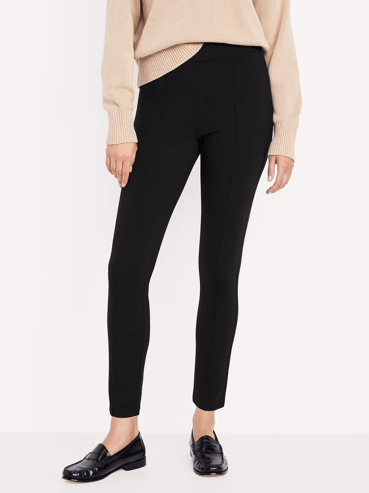 Extra High-Waisted Stevie Skinny Pants - Black Jack