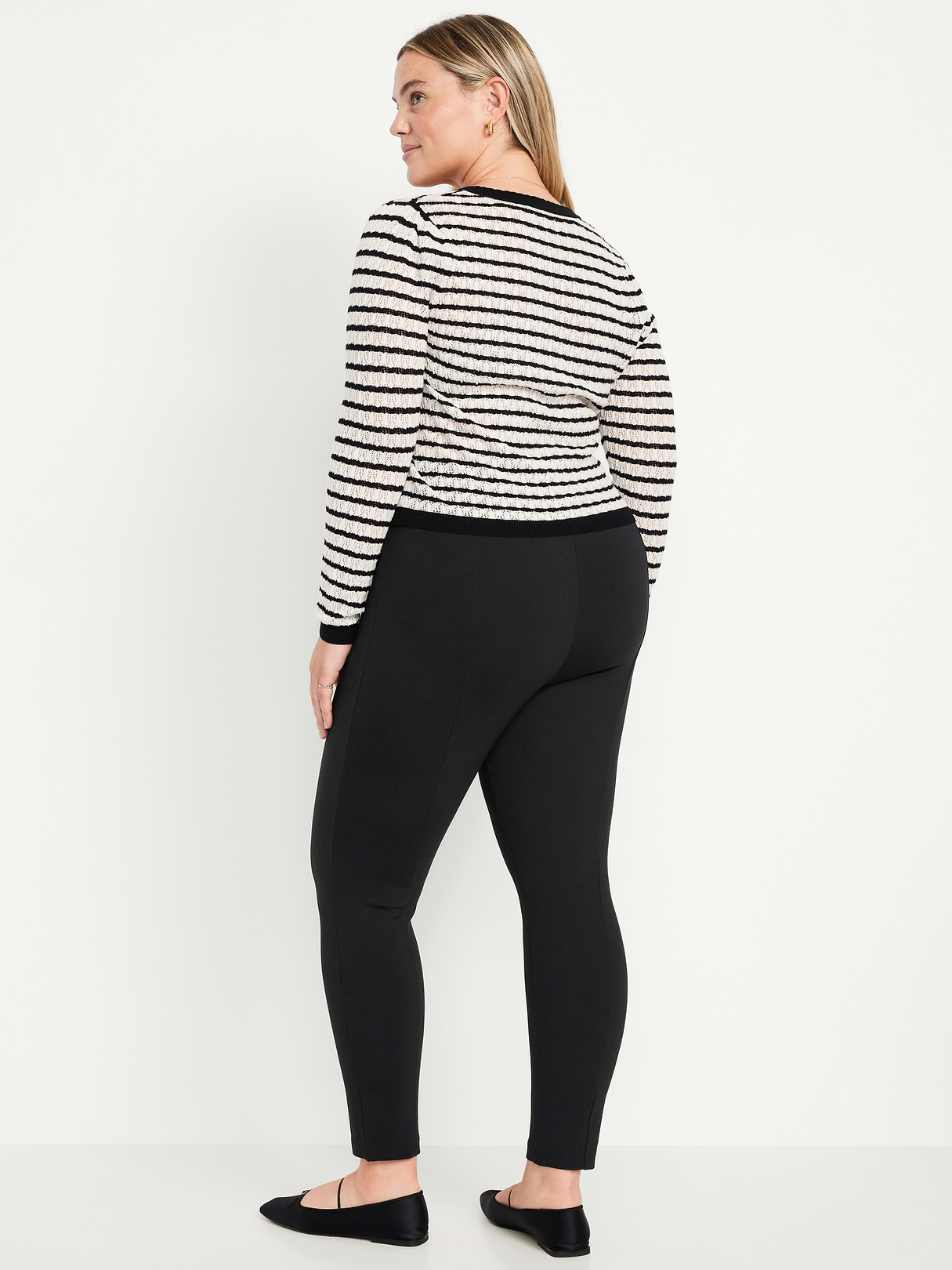 Extra High-Waisted Stevie Skinny Pants - Black Jack
